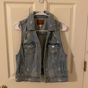 American Eagle jean vest